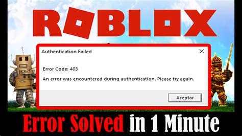 exe in the search box. . Roblox authentication failed